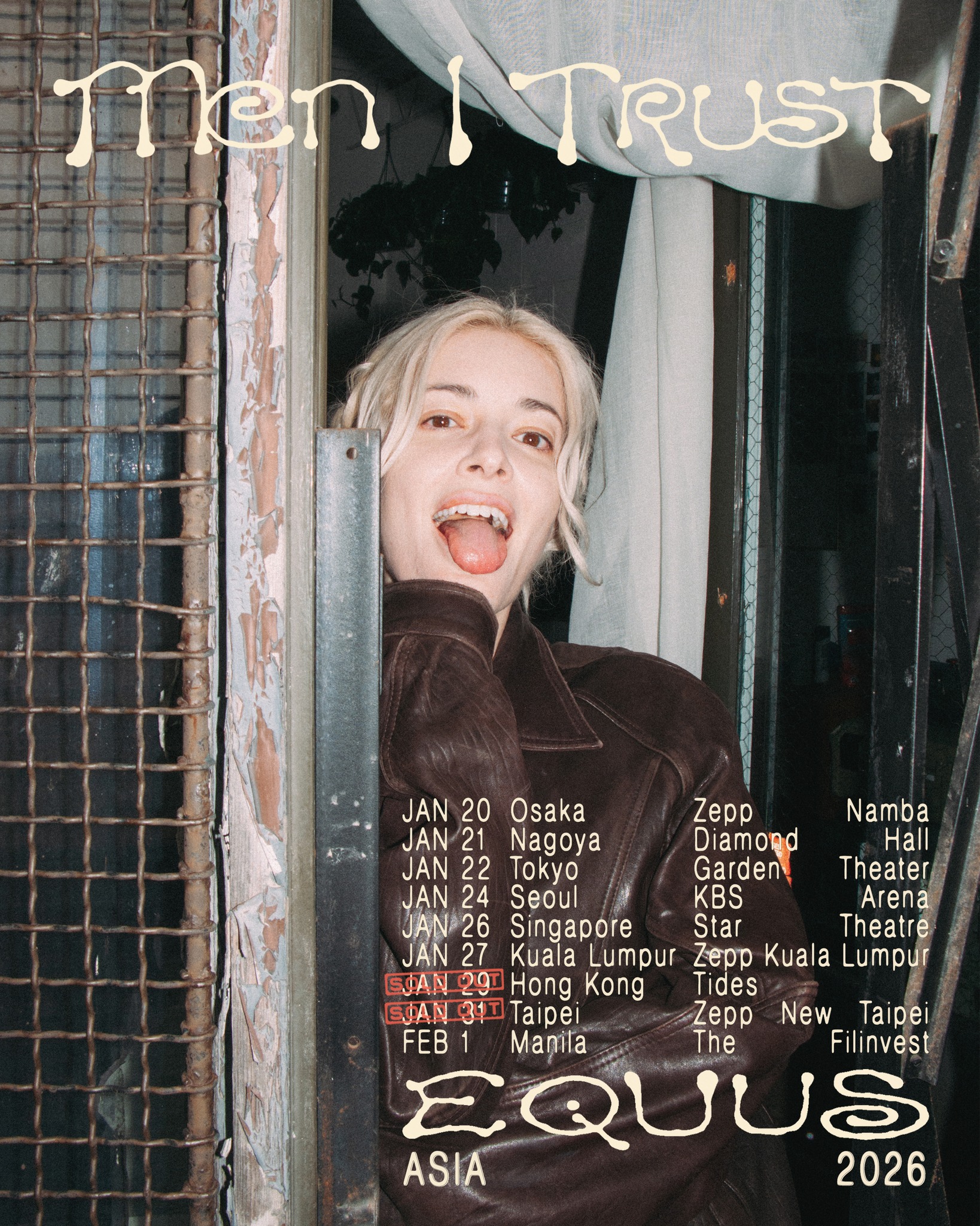 Men I Trust Equus Tour Poster 2025-2026